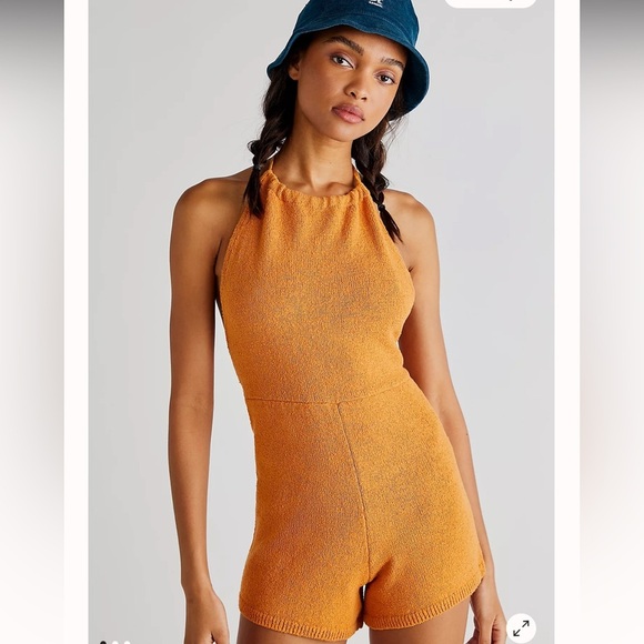 Free People Beach Mina Sweater Romper - Picture 1 of 10